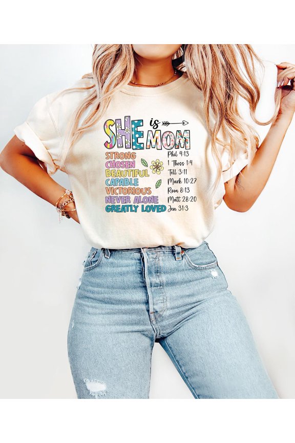 Motherhood She Is Mom Mother'S Day Gift For Mom T-Shirt