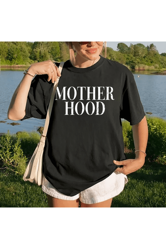 Motherhood Statement T-Shirt – Minimalist Mom Graphic Tee