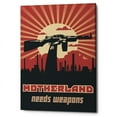 thumbnail image 1 of Motherland Needs Weapons' Giclee Canvas Wall Art - Red, 1 of 2