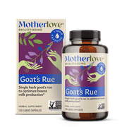 Motherlove Goats Rue, Single-Herb Lactation Supplement, 120 Liquid Caps