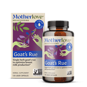 Motherlove Goat's Rue, Single-Herb Lactation Supplement, 120 Liquid Caps