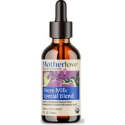 Motherlove More Milk Special Blend, Goats Rue-Based Lactation Supplement, 2 oz Tincture