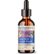 Motherlove More Milk Special Blend, Goat's Rue-Based Lactation Supplement, 2 oz Tincture