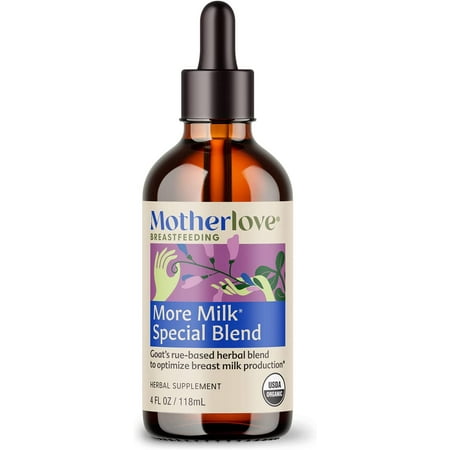 Motherlove More Milk® Special Blend, Goat's Rue-Based Lactation Supplement, 4 Ounce Tincture