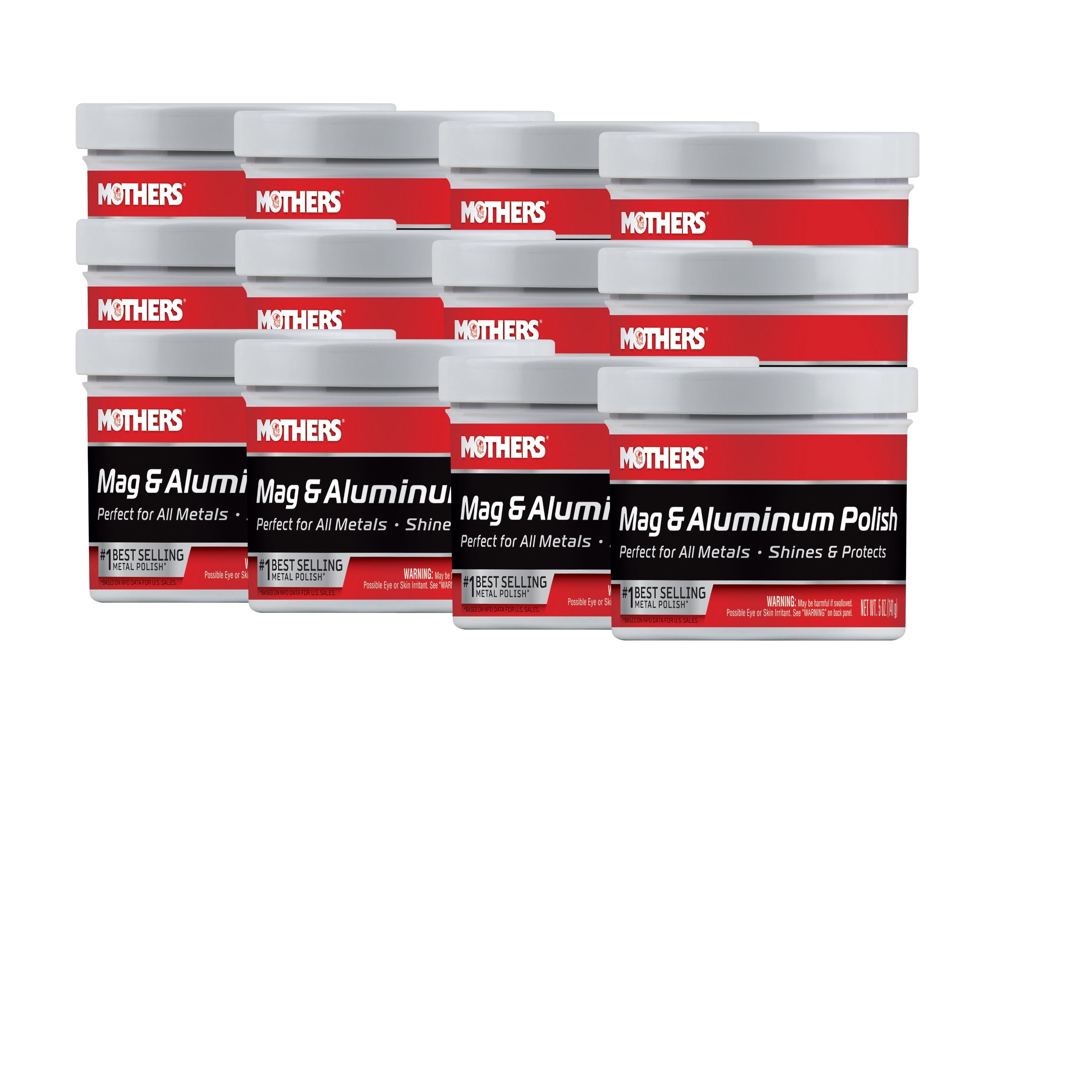 Mothers Mag & Aluminum Polish for Wheel Aluminium Metal Rims - 5