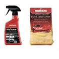 thumbnail image 1 of Mothers 05222/155600 California Gold All-Chrome Polish Cleaner 12 oz. and Mothers Microfiber Ultra-Soft Quick Detail Towel, 1 of 3