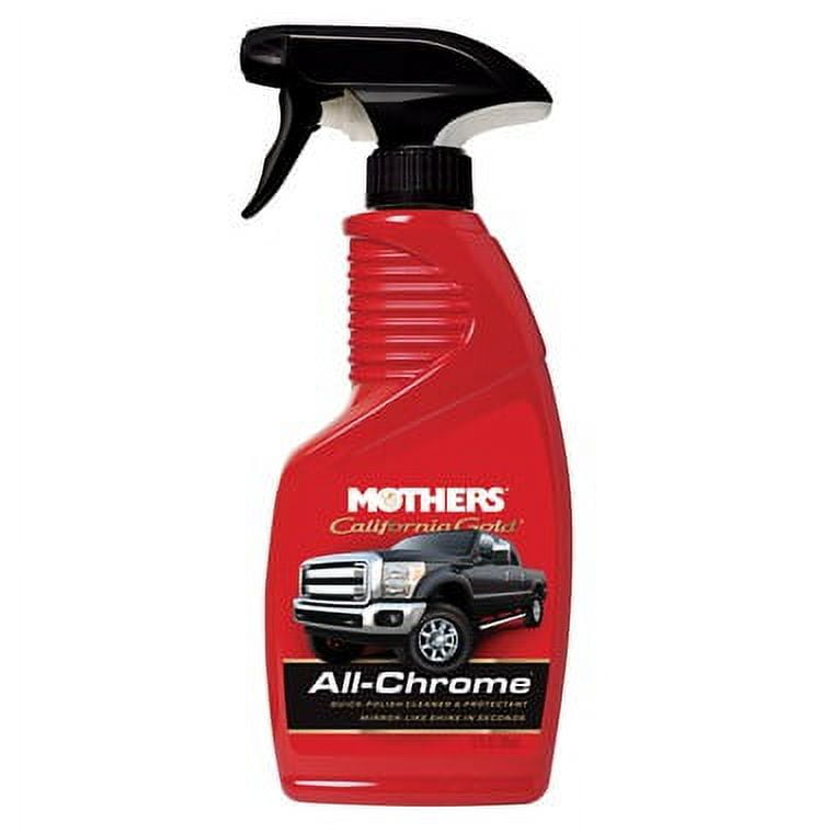 Mothers 05222 California Gold All-Chrome Polish Cleaner, 12 oz