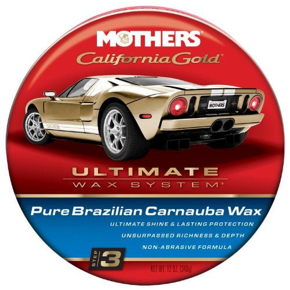 Mothers California Gold Carnauba Wax, Pure Brazilian, Step 3 - 16 fl oz