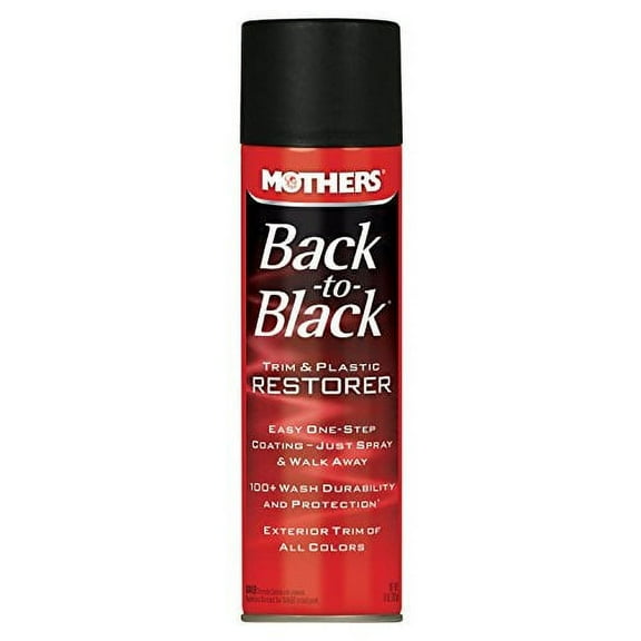 Mothers 06110-6 Back-to-Black Trim & Plastic Restorer - 10 oz., (Pack of 6)