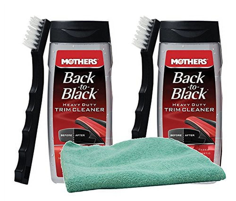 Mothers BackToBlack Heavy Duty Trim Cleaner Kit Bundle with