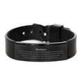 thumbnail image 1 of Mothers Black Shark Mesh Bracelet - A Timeless Gift for Her on Mothers Day, Birthday, or Christmas - Reminding Her of Warmth, Love, and Cherished Memories, 1 of 1