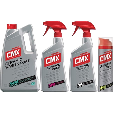 Mothers CMX Ceramic Prep + Ceramic Spray Coating + Ceramic Trim + Cremaic Wash & CoatBundle