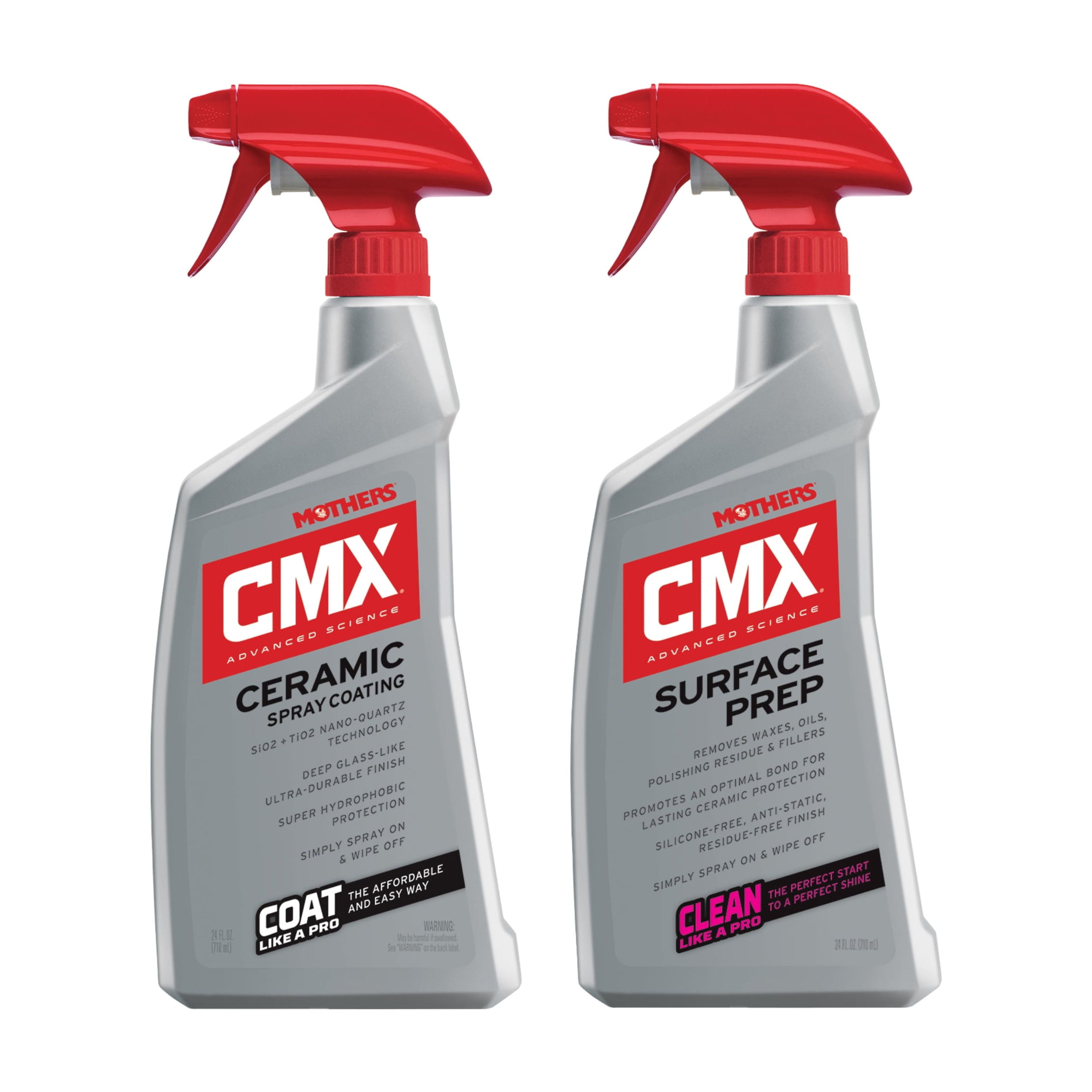 Mothers CMX Ceramic Spray Coating and Surface Prep Bundle for Car