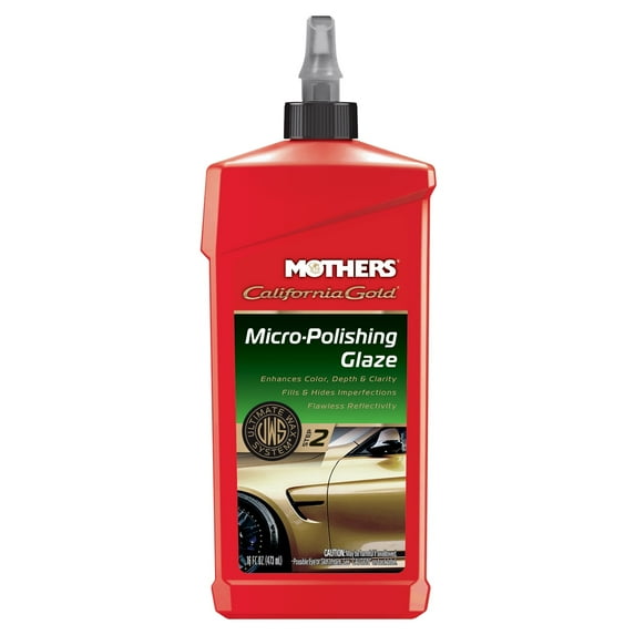 Mothers California Gold Micro Polishing Glaze 16.00 oz Bottle P/N 08100