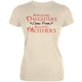 thumbnail image 1 of Mothers Day - Awesome Daughters Amazing Cream Juniors Soft T-Shirt - Medium, 1 of 1