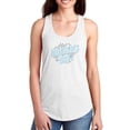 thumbnail image 1 of Mothers Day Baby Blue Racerback Tank Women -Image by Shutterstock, Female XX-Large, 1 of 4