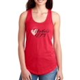 thumbnail image 1 of Mothers Day Baby Pink Hear Racerback Tank Women -Image by Shutterstock, Female XX-Large, 1 of 4
