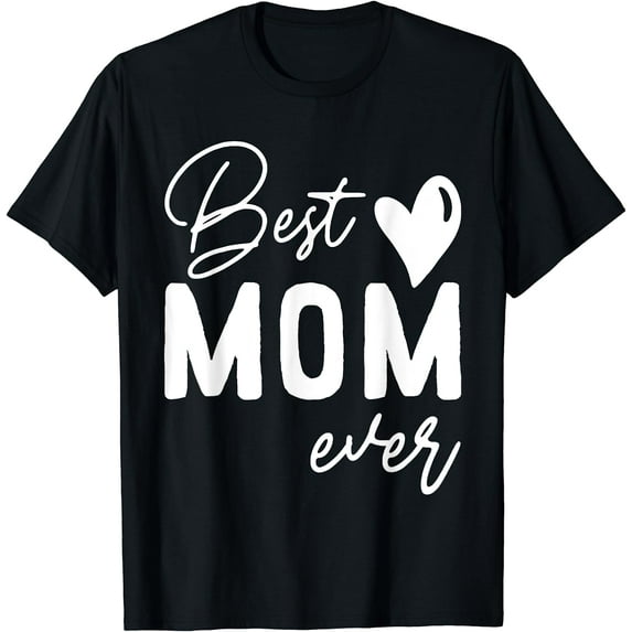 Mothers Day Best Mom Ever Gifts From Daughter Women Mom Kids T-Shirt Black 3X-Large