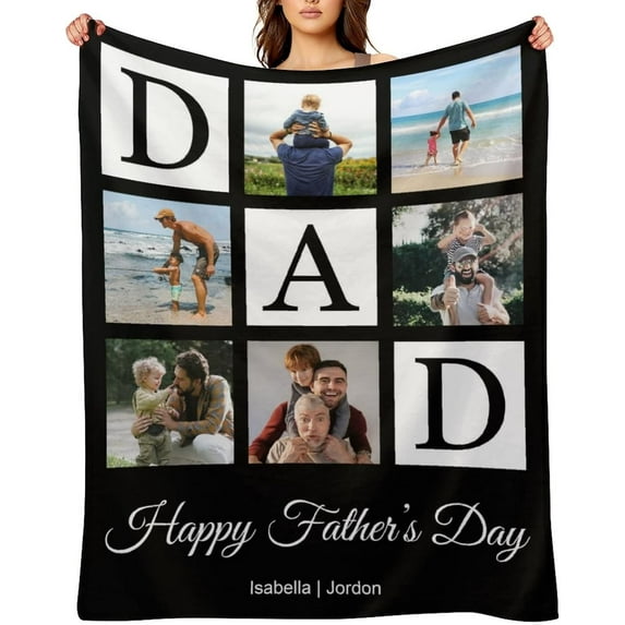 Mothers Day Birthday Gifts for Mum from Daughter Son, Personalized Blanket for Mum Adults, Custom Blanket with Pictures Photo Text, Custom Photo Flannel Blankets (Mum 1)