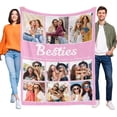 thumbnail image 1 of Mothers Day Blanket for Mom Grandma, Custom Blanket with Picture, Photo Collage Blankets Customized Blanket with Photos, Personalized Mother Day Birthday Gifts for Nana Grandpa Dad Friends Blankets, 1 of 5