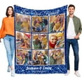 thumbnail image 1 of Mothers Day Blanket for Mom Grandma, Custom Blanket with Picture, Photo Collage Blankets Customized Blanket with Photos, Personalized Mother Day Birthday Gifts for Nana Grandpa Dad Friends Blankets, 1 of 5