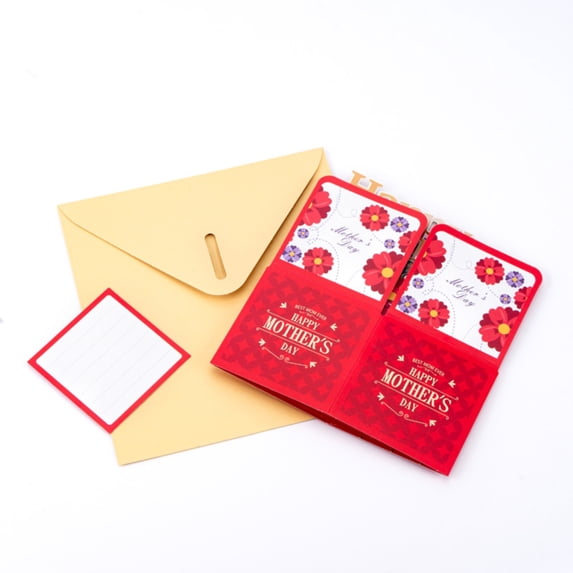 Mothers Day Card, Ngxiha Love You Mom 3D Pop Up Mothers Day Card, Mother'S Day Diy Craftable Includes Free Message Card Mom Birthday Card for Mom Wife Grandma