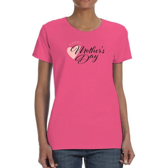 Mothers Day Celebration Shaped T-Shirt Women -Image by Shutterstock, Female 3X-Large