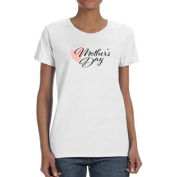 Mothers Day Celebration Shaped T-Shirt Women -Image by Shutterstock, Female Medium