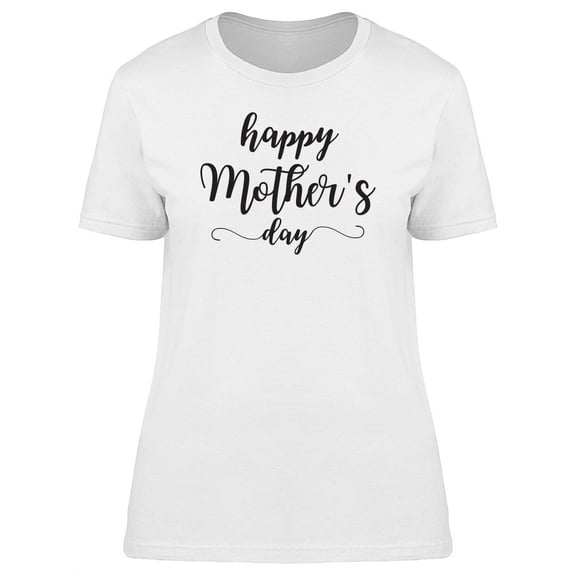 Mothers Day Curved Art Tee Women's -Image by Shutterstock