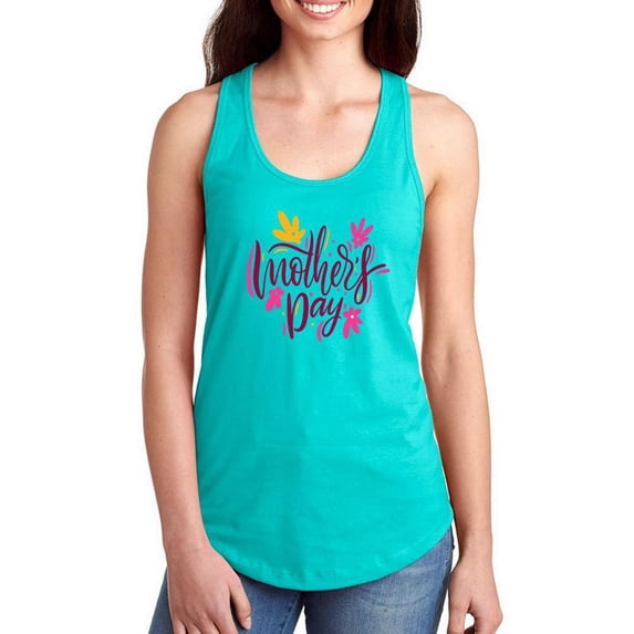Mothers Day Cute Autumn Racerback Tank Women -Image by Shutterstock, Female XX-Large