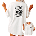 thumbnail image 1 of Mothers Day Dog Mom Double Sided Print Graphic Tees Womans Tshirt Shirts White S-5XL Tops, 1 of 4