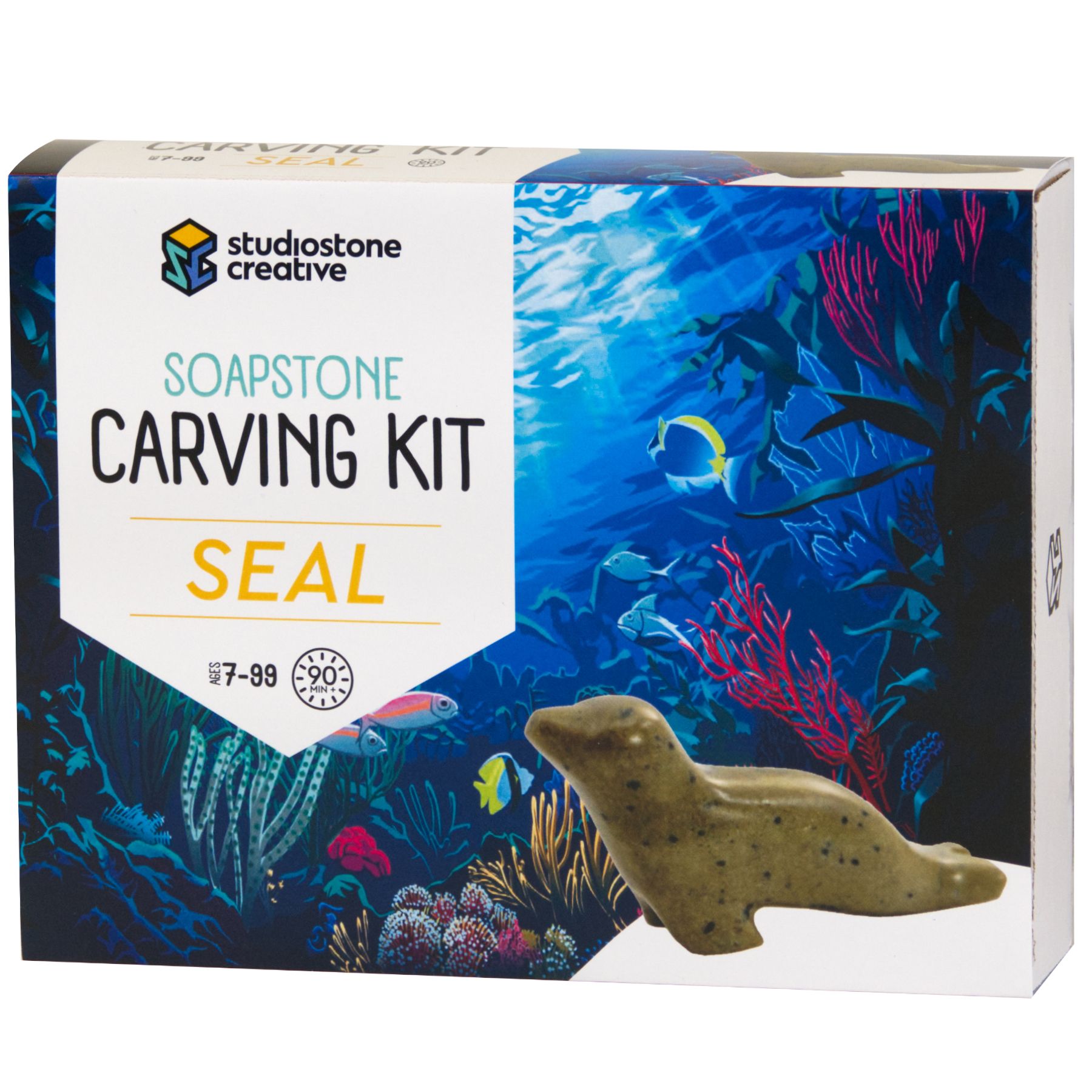 Mothers Day Gift - Seal Soapstone Carving Kit