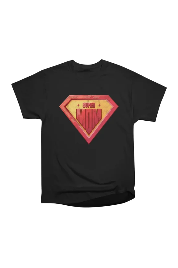 Mothers Day Gift Super Mom Print for the Ultimate Mom T-Shirt Tee Gift For Him Merch For H