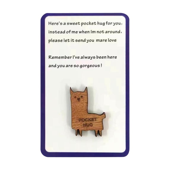 Mothers Day Gifts Chmadoxn Mothers Day Gifts for Mom Pocket Small Wooden Sign Wooden Pocket Keepsake Gift Mother's Day Father's Day Gift Mothers Day Decorations