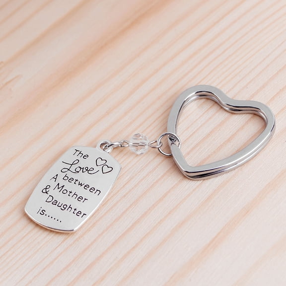 Mothers Day Gifts Clearance! Daughter Keychain Daughter Keyring Mother'S Mum Ring Keyring Gift Mother Key Day Home Decor