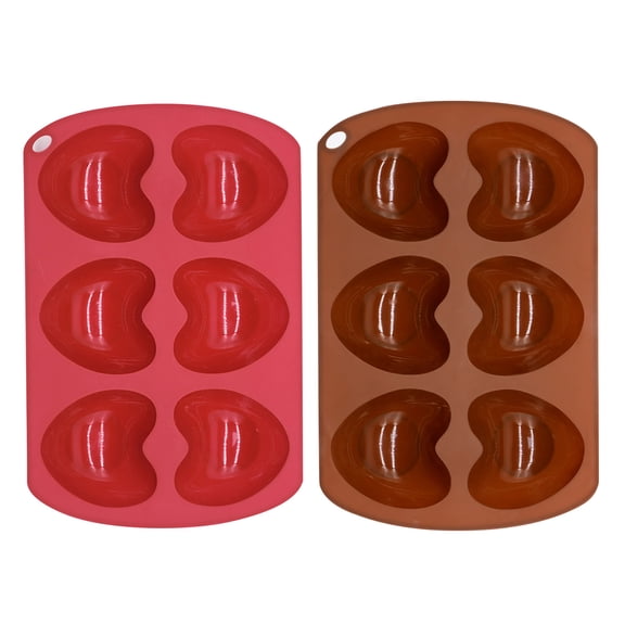 Mothers Day Gifts Clearance! Heart-Shaped Silicone Mold Fondant Cake Decor Chocolate Mould Baking Soap Icing