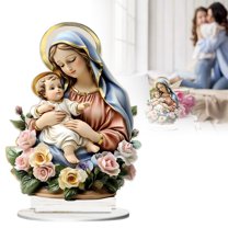 Mothers Day Gifts Clearance! Mother's Day Elegant Acrylic Figurine for Home Decor Tabletop Cabinet Decoration for Family Desktop Display