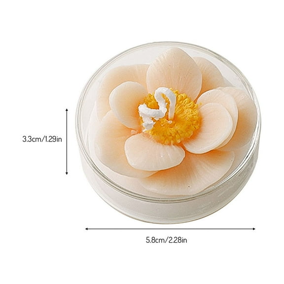Mothers Day Gifts Clearance! Rose Flower Shaped Scented Candle Handmade Aroma Soy Wax Decorative Candle Table Photo Prop Birthday Gift Prefect for Meditation Stress Boosting Bath Yoga Mother'S Day