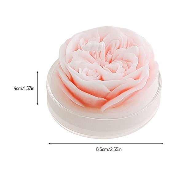 Mothers Day Gifts Clearance! Rose Flower Shaped Scented Candle Handmade Aroma Soy Wax Decorative Candle Table Photo Prop Birthday Gift Prefect for Meditation Stress Boosting Bath Yoga Mother'S Day