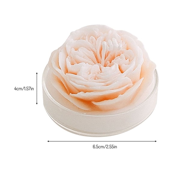 Mothers Day Gifts Clearance! Rose Flower Shaped Scented Candle Handmade Aroma Soy Wax Decorative Candle Table Photo Prop Birthday Gift Prefect for Meditation Stress Boosting Bath Yoga Mother'S Day