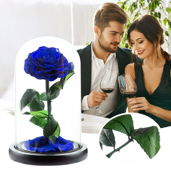 Mothers Day Gifts Clearance! Roses Gift for Her Birthday Gifts for Women Colorful Artificial Flower Rose Gift Light up Rose in a Glass Dome Mom Gifts Unique Love Gifts for Mom Women Mom Gift For