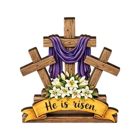 Mothers Day Gifts He Is Risen Easter Decor Empty Tomb Resurrection Scene And Decoration Set For Tray Nativity Tray Shelf Decor