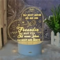 thumbnail image 1 of Mothers Day Gifts LED Ambient Light Clear Acrylic Circle/Heart Stand Gold Lettering Daughter Love Message Decor for Desk Home Display, 1 of 6