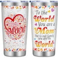 thumbnail image 1 of Mothers Day Gifts For Mom - 20 oz Mom Tumbler As Mothers Day, Birthday, Christmas Gifts for Mother, Mother-in-Law, Wife, New Mom, Grandma - Unique Presents for Mom From Daughter, Son, Husband, 1 of 6