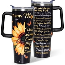 Mothers Day Gifts for Mom, Birthday Gifts for Mom from Daughter Son, Presents for Mother, Christmas Gifts for Women, 40 oz Tumbler with Handle and Straw Lid, Mom Travel Mug Holder Friendly Cup