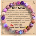 thumbnail image 1 of Mothers Day Gifts for Mom, Great Birthday Gifts Ideas for Best Mom from Daughter Son Natural Stone Beads Bracelet Presents for Mama Christmas Valentines Day, 1 of 5