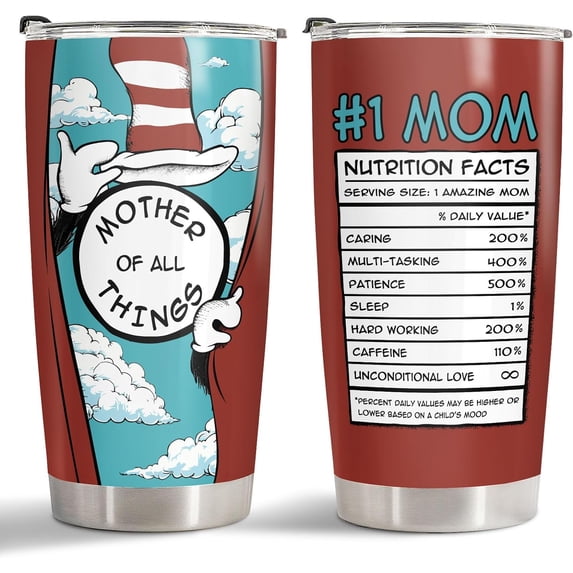 Mothers Day Gifts for Mom, Mom Tumbler Stainless Steel with Lid, Mom Travel Mug, Mom Coffee Cup, Mothers Day Cup, Mom Birthday Gifts, Gifts for Mom from Daughter Son Husband