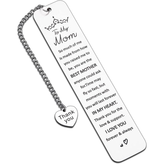 Mothers Day Gifts for Mom, Mothers Day Gift Basket for Mom Bookmark, Mothers Day Gifts from Daughter Son, Mom Gifts for Mothers Day Birthday Valentines Christmas Gifts for Mom Who Has Everything