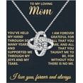 thumbnail image 1 of Mothers Day Gifts For Mom From Son Daughter Mom Necklace For Women 925 Sterling Silver New Mom Gifts Birthday Gifts With Heartfelt Message & Lighted Box, 1 of 5