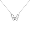 thumbnail image 1 of Mothers Day Gifts S925 Sterling Silver Butterfly Necklace Gift Women's Personality Fashion Pendant Necklaces for Women, 1 of 1